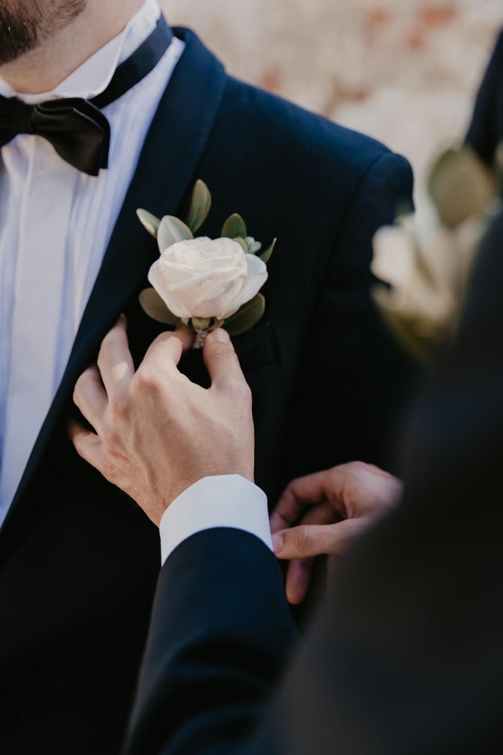 kläder för en brudgum