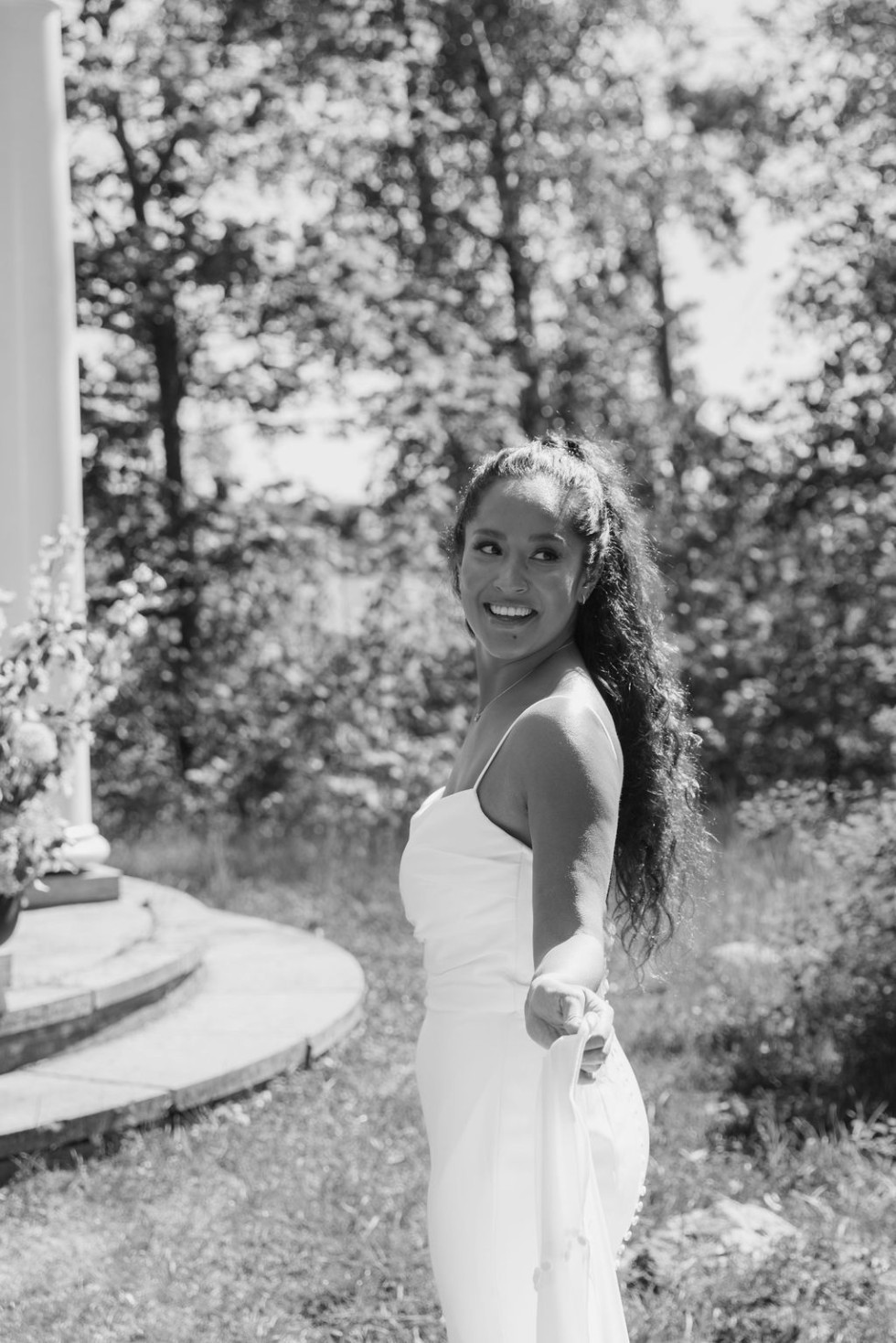 Vacker brudklänning