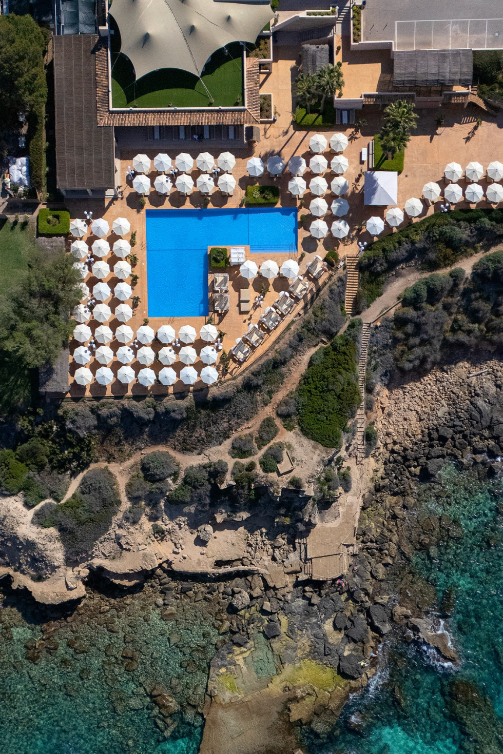 Mhares Sea Club Mallorca – anläggning vid klipporna med hav