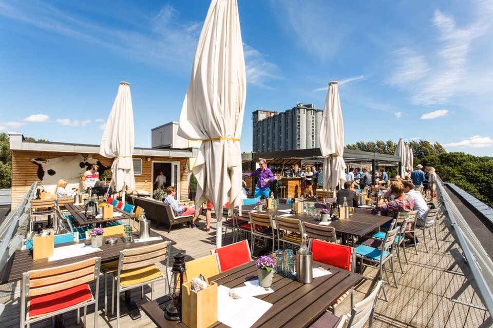 Utsikt over Vulkan-området i Oslo perfekt for sommerfest