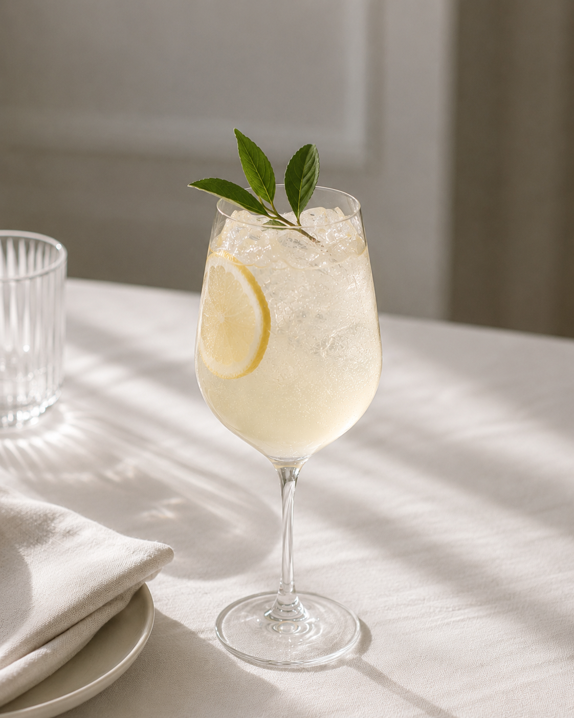 Fräscha bröllopsdrinkar serverade vid välkomstminglet ur Sommarens Drinks Edit
